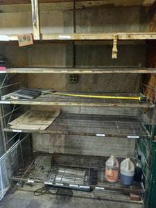 lot 8797 image: Industrial shelf