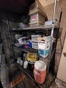 lot 8801 image: Metro Rack 5ft x 24 x 75 - CONTENTS NOT INCLUDED