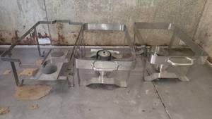 lot 8811 image: (3) Chaffing Dishes