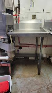 lot 6992 image: Stainless Steel Right Side Drainboard
