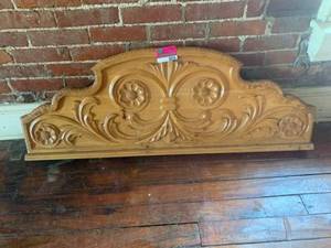 lot 8826 image: (5) Unique Wooden Booth toppers&nbsp