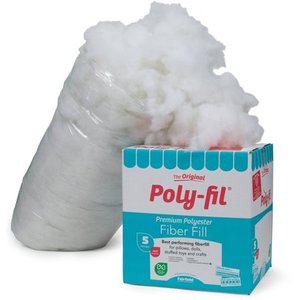 lot 39210 image: Poly-Fil� Premium Polyester Fiber Fill by Fairfield 5 Pound Box