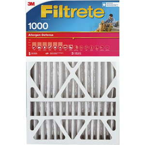 lot 73813 image: Lot Of 4 3M 20x25x4 Allergen Filter NADP03-4IN-4