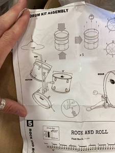 lot 73819 image: Kids Drum Set Blue