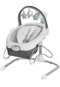 lot 73823 image: Graco Soothe n Sway LX Baby Swing with Portable Bouncer, Derby
