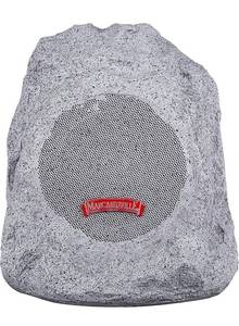 lot 30793 image: Margaritaville Outdoor Rock Bluetooth Wireless Speaker  Durable Bluetooth Speakers, Fantastic Yard or Patio Decor, IPX-4 Waterproof Rated, Granite Grey On The Rock