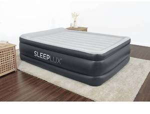 lot 32199 image: SLEEPLUX Durable Inflatable Air Mattress with Built-in Pump, Pillow and USB Charger Queen
