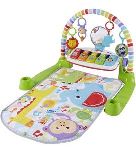 lot 32213 image: Fisher-Price Deluxe Kick n Play Piano Gym, Green, Gender Neutral