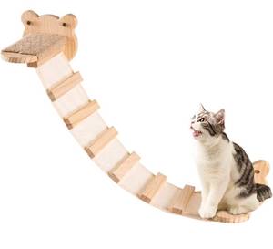 lot 38291 image: Wall Mount Cat Perch, Climber, Bridge