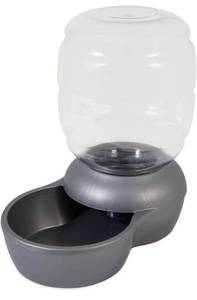 lot 38304 image: Petmate Replendish Automatic Gravity Waterer for Cats and Dogs, BPA-Free, No Batteries Required, Includes Charcoal Filter, 4 Gallon