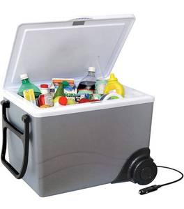 lot 38313 image: Koolatron Kool Wheeler W75 Thermoelectric Iceless 12V Cooler Warmer, 34L  36 Quart Capacity