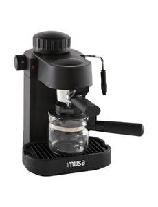 lot 39233 image: IMUSA Electric EspressoCappuccino Maker 4 Cup 800 Watts Black