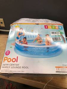 lot 39242 image: Intex - Inflatable Lounge Pool for Ages 3