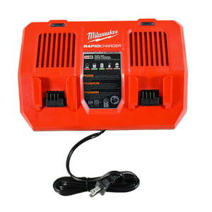 lot 5079 image: Milwaukee M18 Dual Bay Simultaneous Rapid Charger