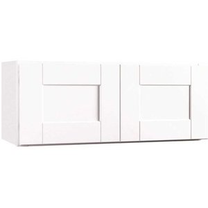 lot 5142 image: Hampton Bay Shaker Wall BridKitchen Cabinet