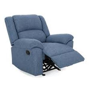 lot 5040 image: Noble House Kearney Traditional Tweed Fabric Glider Recliner