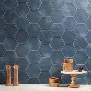 lot 5105 image: Ivy Hill Tile Alexandria Hexagon Matte Floor &amp Wall Porcelain Tile SINGLE Case