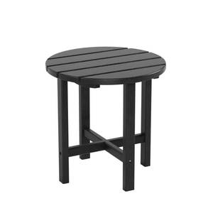 lot 9837 image: Westin Outdoor Mason Round Poly Plastic Patio Side Table