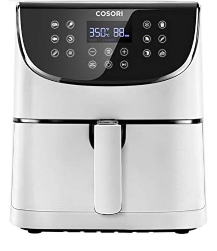 lot 5333 image: COSORI Air Fryer Max XL(100 Recipes) Digital Hot Oven Cooker, One Touch Screen with 13 Cooking Functions, Preheat and Shake Reminder, 5.8 QT, Creamy White