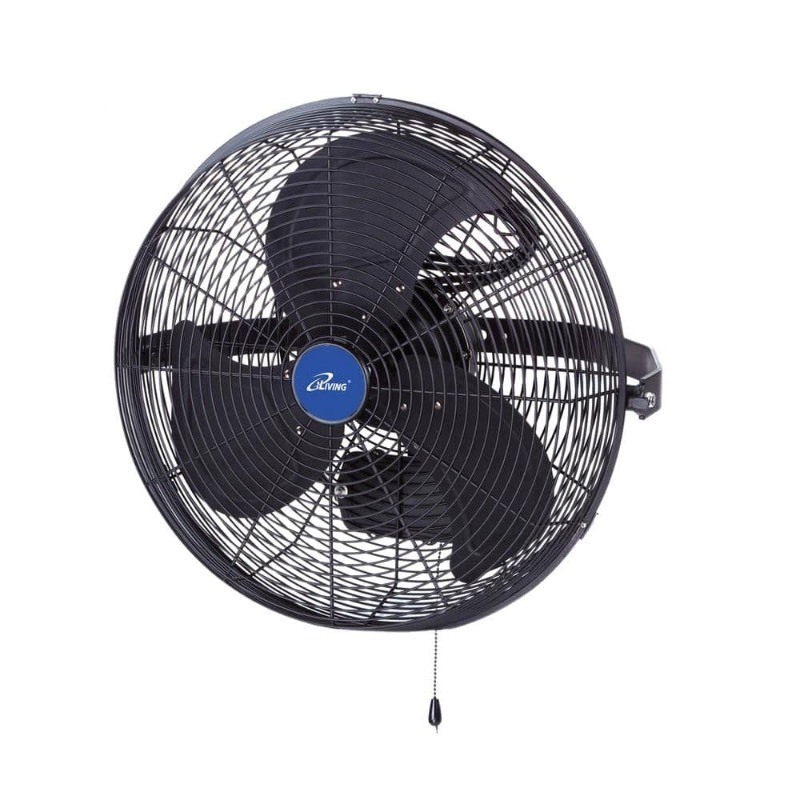 lot 5162 image: iLiving 14 Wall Mount Outdoor Misting Fan - unknown hardware