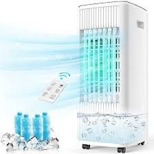 lot 5088 image: COMFYHOME 3-IN-1 Portable Air Conditioners Windowless, 65° Oscillation Swamp Cooler, 3 Speeds Portable Air Cooler wHumidifier,
