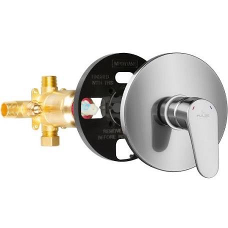 lot 8616 image: Pulse Tru-Temp Pressure Balanced Valve Trim Only with Single Lever Handle