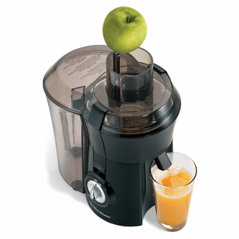 lot 8688 image: Hamilton Beach 67601A Powerful 800W Big Mouth Countertop Juice Extractor, Black