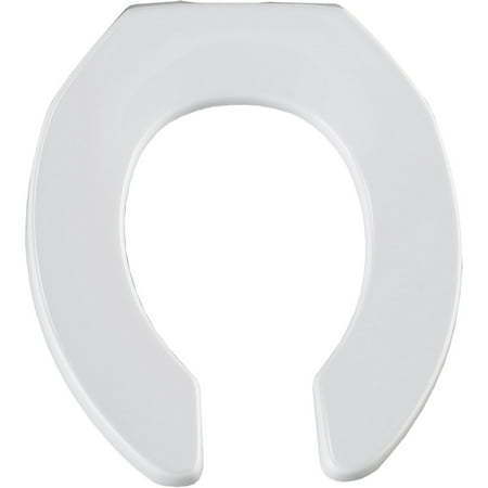 lot 8711 image: Bemis Commercial Heavy-Duty Plastic Toilet Seat White