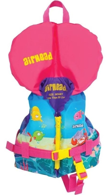 lot 8368 image: Airhead Treasure Life Vest infant up to 30in a