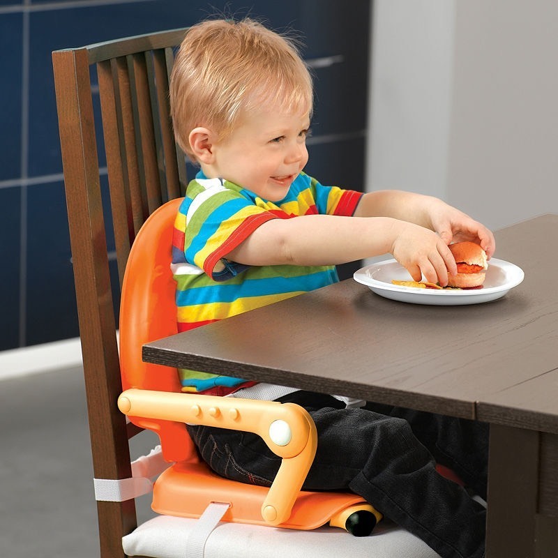 lot 8385 image: Chicco Pocket Snack Booster Seat, Grey