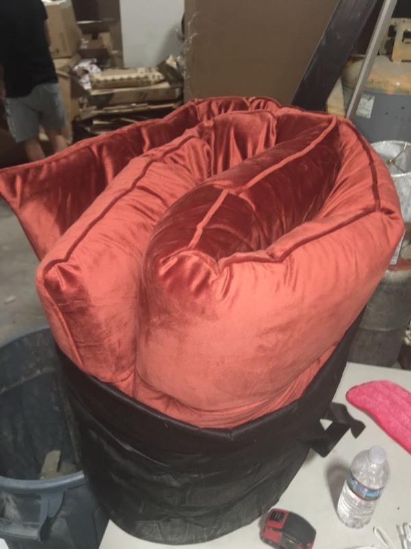 lot 8446 image: Large Body Size Pillow and Carrying Bag