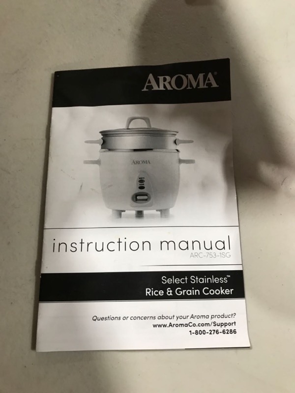 lot 8526 image: Aroma Rice & Grain Cooker