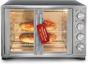 lot 38147 image: Elite Gourmet Countertop French Door Convection Toaster Oven