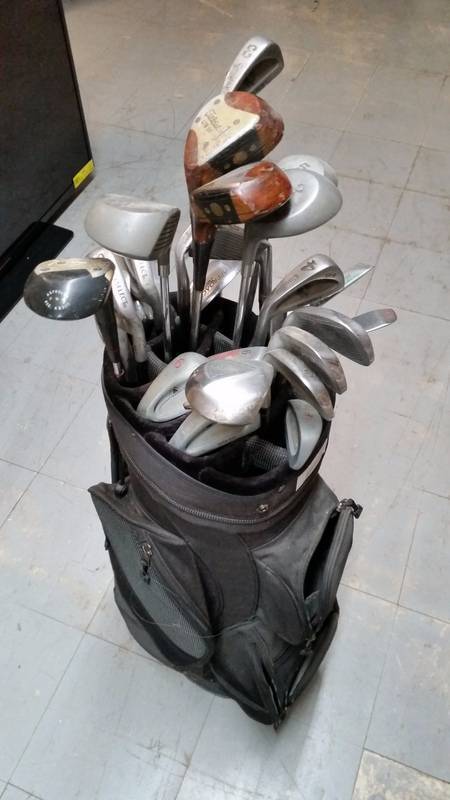 lot 5050 image: Golf Clubs with Bag