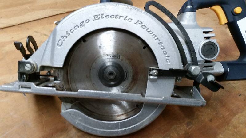 Chicago Electric Worm Drive Saw Little Joes East Big Feast Sale