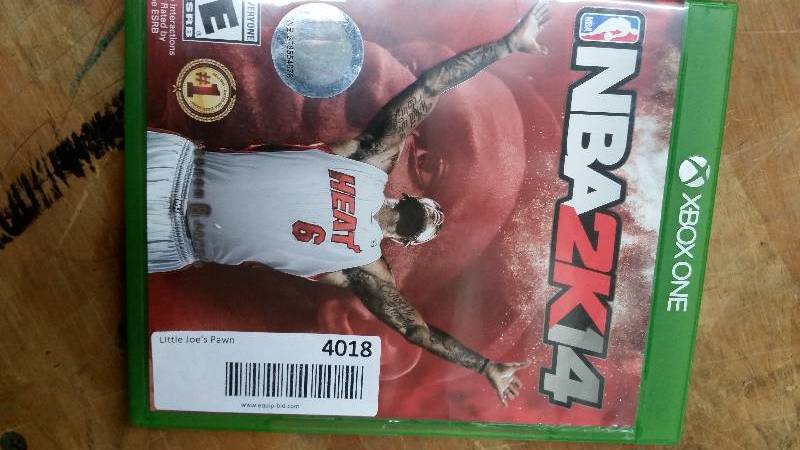 lot 4018 image: NBA 2k14 for Xbox One