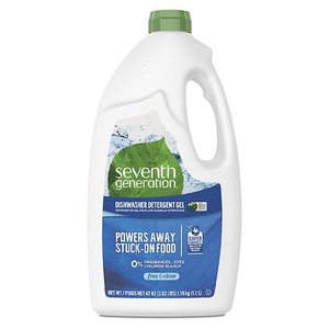 lot 3176 image: Seventh Generation Free & Clear Dishwasher Detergent Gel 42 oz