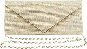 lot 3181 image: Naimo Flap Dazzling Clutch Bag Evening Bag With Detachable Chain