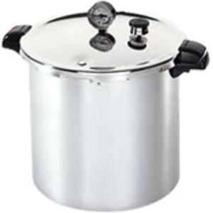 lot 3197 image: Presto 23 Quart Aluminum Pressure Canner and Cooker