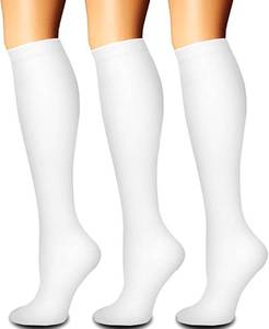 lot 3216 image: Circulation Compression Socks for Women & Men 1 pair - Best Support for Running, Nursing, Recovery, Cycling, Flying