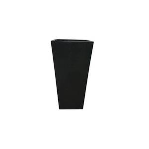 lot 3225 image: 28 Kante Lightweight Concrete Modern Tapered Tall Square Outdoor Planter Black - Rosemead Home & Garden, Inc