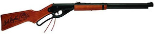 lot 3248 image: Daisy Outdoor Products Model 1938 Red Ryder BB Gun, Wood Grain, Overall length 35.4 Inch it fires no BBs though