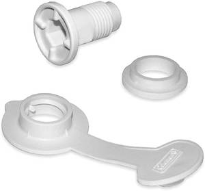 lot 3272 image: Coleman Cooler Drain Plug Assembly for Xtreme Coolers - 1.5 Shaft Length