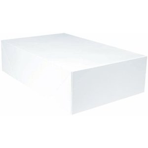 lot 3279 image: White Gift Box (Single) - 19 Long x 12 Wide x 5 High(4 for 1 money)