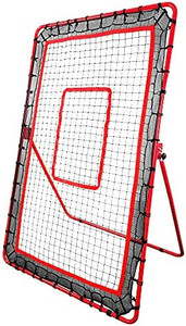 lot 3330 image: Hit Run Steal Pitchback for Baseball or Softball. Adjustable Rebounder Net for Throwing and Pitching Practice