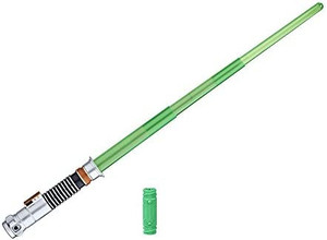 lot 3334 image: Star Wars Return of The Jedi Luke Skywalker Electronic Lightsaber(2 pack) 2 for 1 money work take 3 AAA batteries (batteries not included)