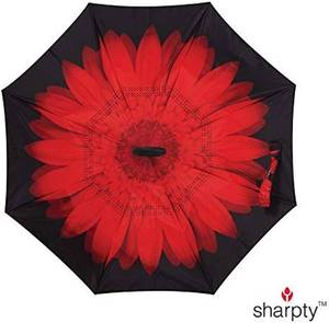 lot 3366 image: Sharpty Inverted, Windproof, Reverse Umbrella for Women with UV Protection, Upside Down with C-Shaped Handle