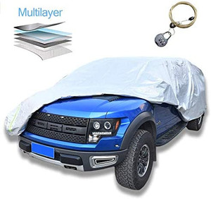 lot 3368 image: AOYMEI Pickup Truck Cover Waterproof All Weather,Windproof Sunproof Outdoors Car Covers with Cotton,Universal Fit(Truck, Length Up to 210)