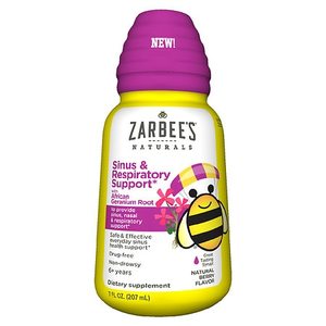 lot 6910 image: Zarbees Childrens Sinus & Respiratory Support Liquid, Daytime 7oz (B084WB2JLS)