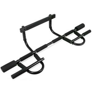 lot 6924 image: ProsourceFit Multi-Grip Chin-UpPull-Up Bar, Heavy Duty Doorway Trainer